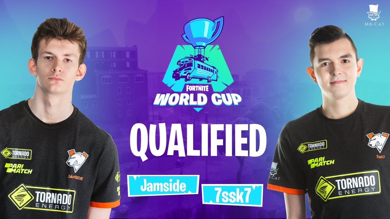 Jamside и 7ssk7 в составе Virtus.pro на Fortnite World Cup