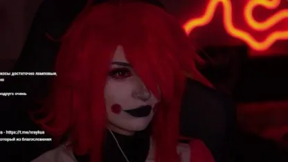 🎵 NelyaRay сделала косплей на Ниффти из мультсериала «Отель Хазбин»