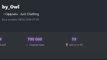 🥰 By_Owl преодолела отметку в 700 000 подписчиков. Поздравляем!