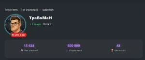 TpaBoMaH преодолел количество подписчиков на канале в 800 000 человек