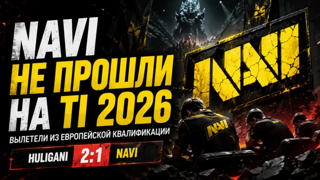 Natus Vincere не прошли квалификацию на The International 2026