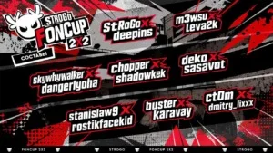 #StRoGo 17-18 июля проведёт LAN турнир 2х2 в Москве 🏆 ☝️Выше расположен итоговый список всех команд ❤️‍🔥 — буд