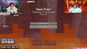 #KaiCenat отшлепал #IshowSpeed ремнем😱 Спид случайно погиб в Minecraft, за что мгновенно получил наказание от 