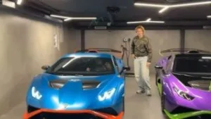 #AnarAbdullaev купил себе Lamborghini Huracan STO за 23.000.000 рублей 🚙 🎉 — рад за него Видеофрагмент из Tele