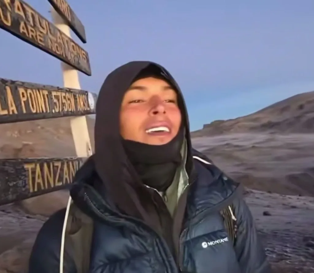 Marlon поднялся на Килиманджаро за пять дней