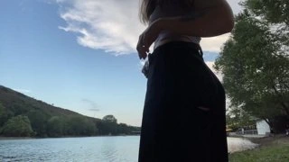 чилл на озере
