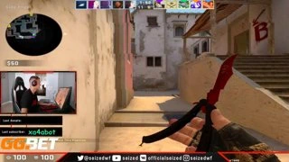 Seized peek against double window