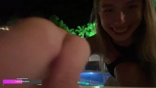 ТАГИИИИЛ и сиганула в басик