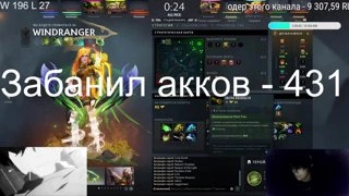 Забанил 431 акаунтов