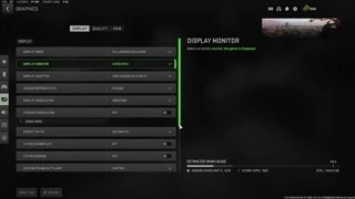 video settings