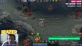 Родной брат Arteezy катает на lione  !