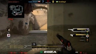 Playing ESEA 21 CET vs. Izako Boars