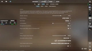видео настройки