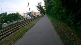 Гонки с гопро нерэальная скорость)))