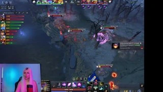 КРАСИВАЯ ДЕВУШКА КОММЕНТИТ DOTA2 SPIRIT-VIRTUS PRO 0:0 BO3