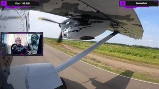 Бабушка Ольга прыгает с парашютом